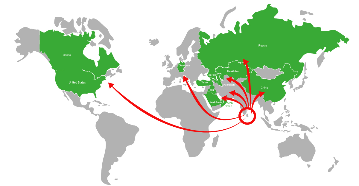 Suntea Tea Exporting countries